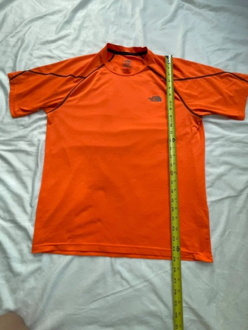 The North Face Men's Flash Dry Activewear Tops, Orange, Size S